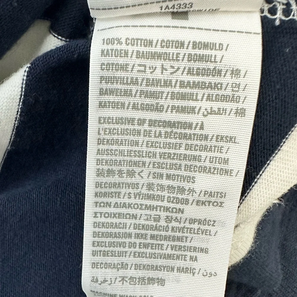 Abercrombie & Fitch Blue and White Long Sleeve Tee - Picture 8 of 8